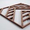 Ekena Millwork Small Gilcrest Decorative Fretwork Wood Wall Panels, Walnut, 11 3/8"W x 11 3/8"H x 3/8"T WALW12X12X0375GCTWA - alternate 4